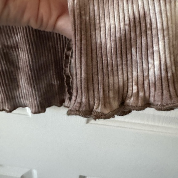 Style Rack Ribbed Mock Turtle, L, Tie Dyed in Shades of Gray NWOT - Picture 2 of 6